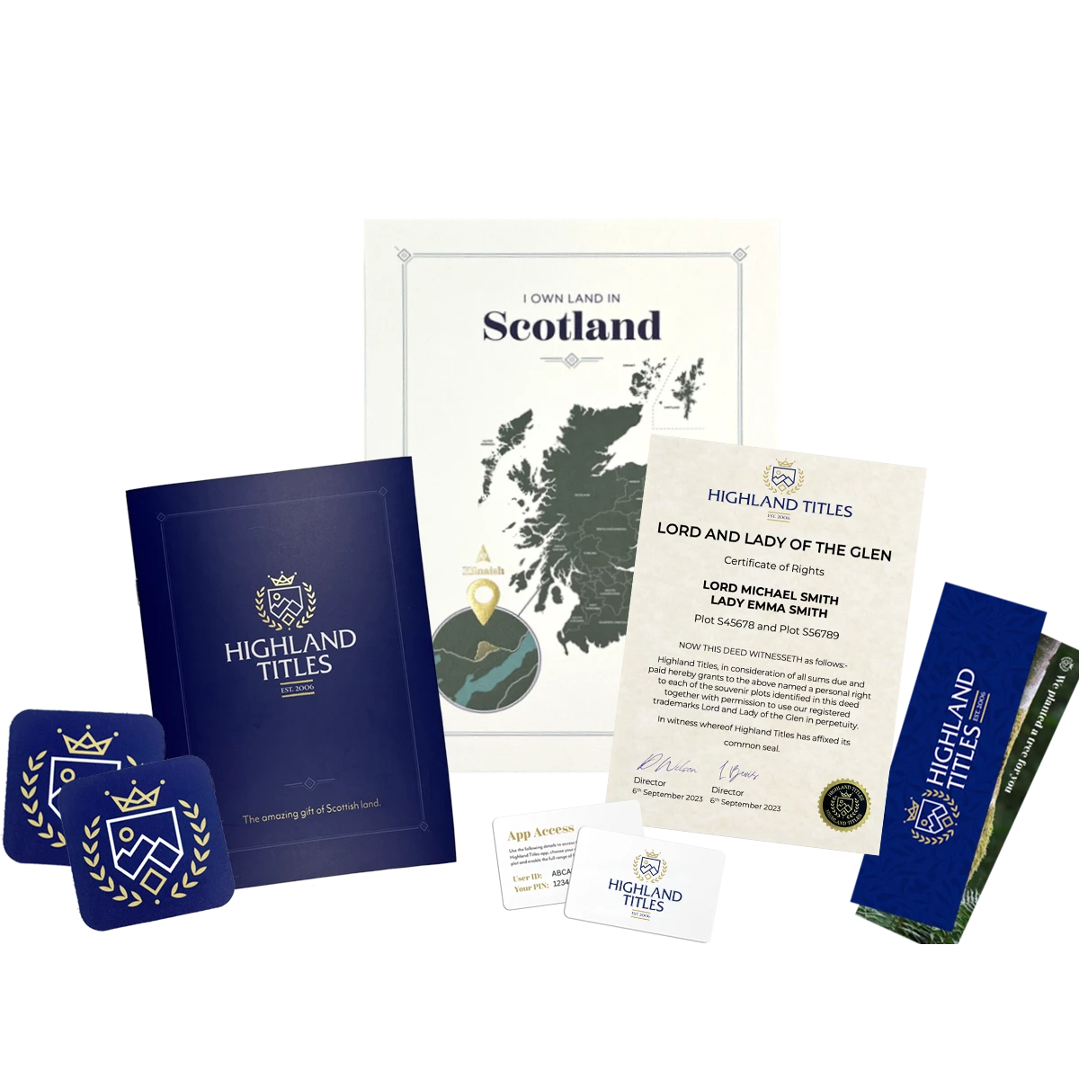 Highland Titles 20 Sqft Joint Gift Pack