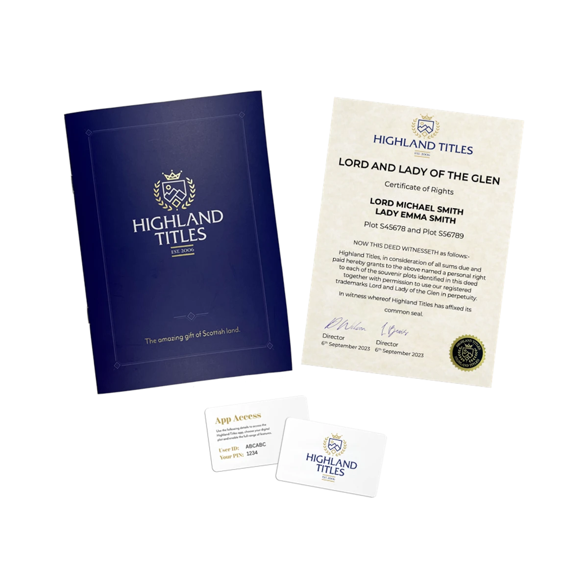 Highland Titles 10 Sqft Joint Gift Pack
