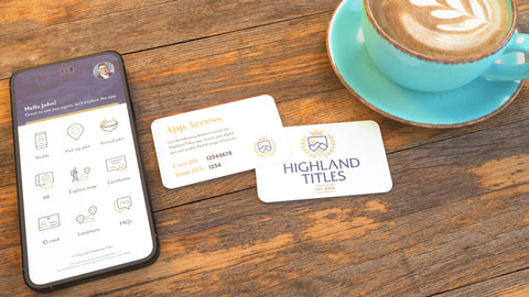 Image of Highland Titles App Access Card