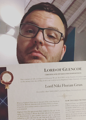 Scottish Titles for Sale